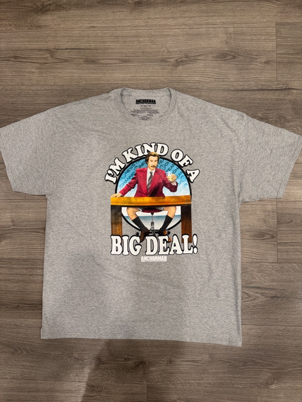 Anchorman The Legend Of Ron Burgundy I’m Kind Of A Big Deal! Tee Men’s Size XXL